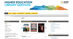 Desktop Screenshot of library.acpe.edu.au